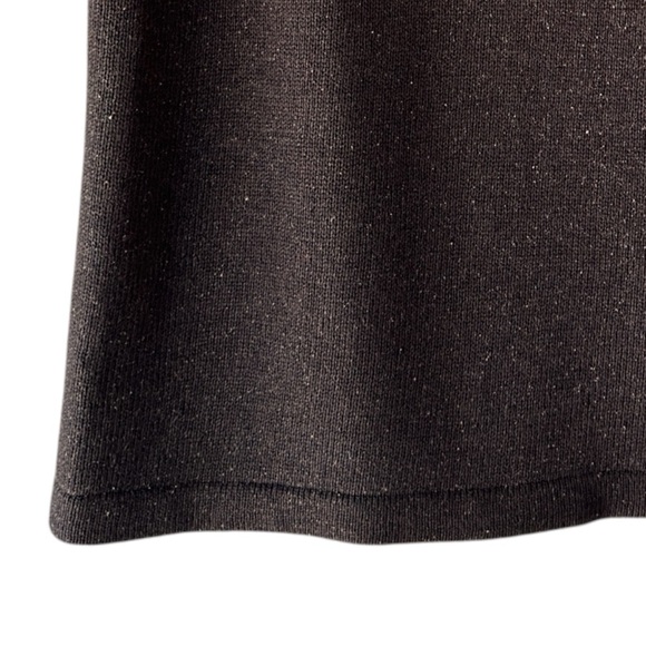 J JILL | NWOT SILK & COTTON BLEND PULL-ON SKIRT WALNUT BROWN TWEED | SMALL - Picture 5 of 7